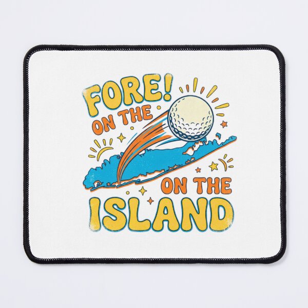 Item preview, Fore On The Island Retro Golf Ball Shirt | Funny Long Island Golf Gift designed and sold by FitEnvy.