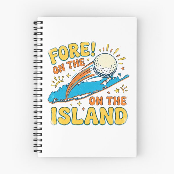 Item preview, Fore On The Island Retro Golf Ball Shirt | Funny Long Island Golf Gift designed and sold by FitEnvy.