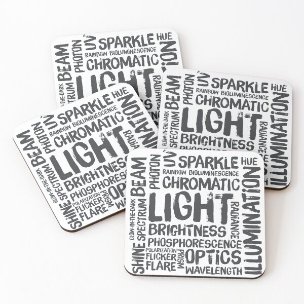 Item preview, Light Physics Word Cloud Typography Art designed and sold by drTerrens.