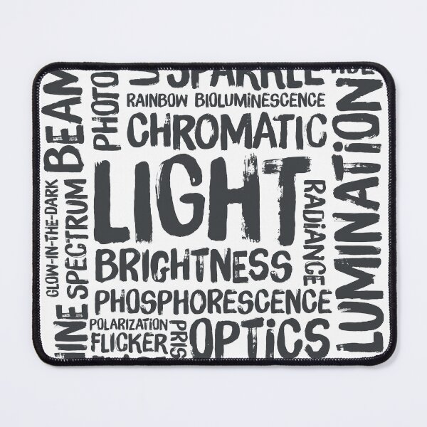 Item preview, Light Physics Word Cloud Typography Art designed and sold by drTerrens.