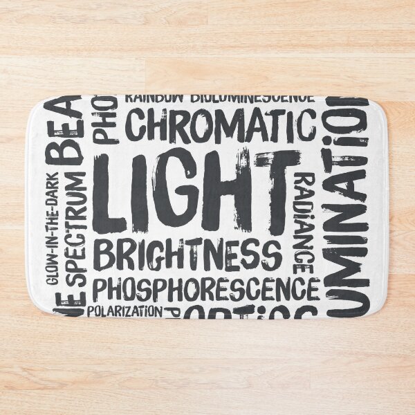 Item preview, Light Physics Word Cloud Typography Art designed and sold by drTerrens.