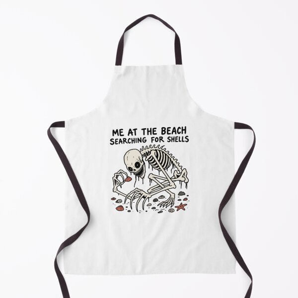 Item preview, Skeleton Searching For Seashells Beach Humor designed and sold by MonkiFlipp.