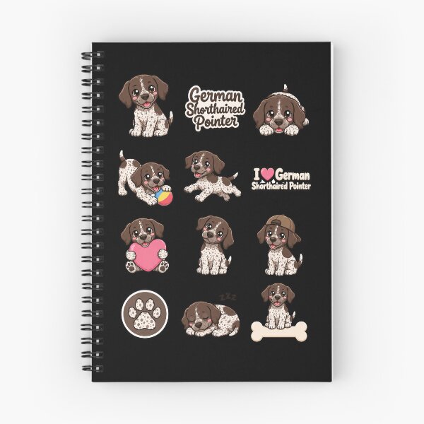 Item preview, Cute German Shorthaired Pointer stickers and apparel design designed and sold by rafaeltto.
