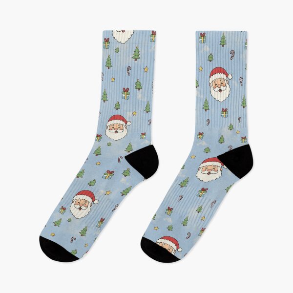 Item preview, Cute Santa Christmas Seamless Pattern designed and sold by OneLook.