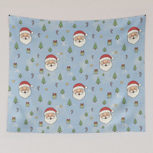 Item preview, Cute Santa Christmas Seamless Pattern designed and sold by OneLook.