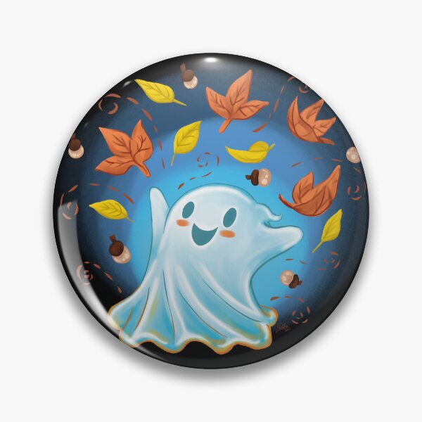 Item preview, Autumn ghost pattern for halloween  designed and sold by Konopikyu.