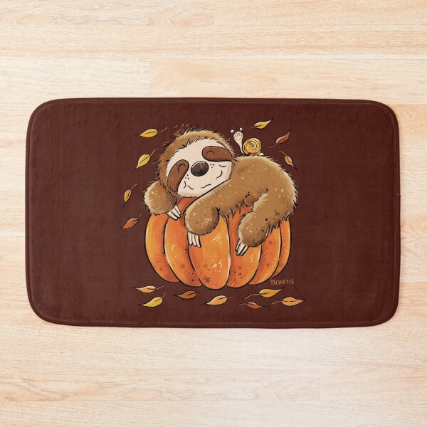 Item preview, Cozy Sloth on a Pumpkin designed and sold by modartis.
