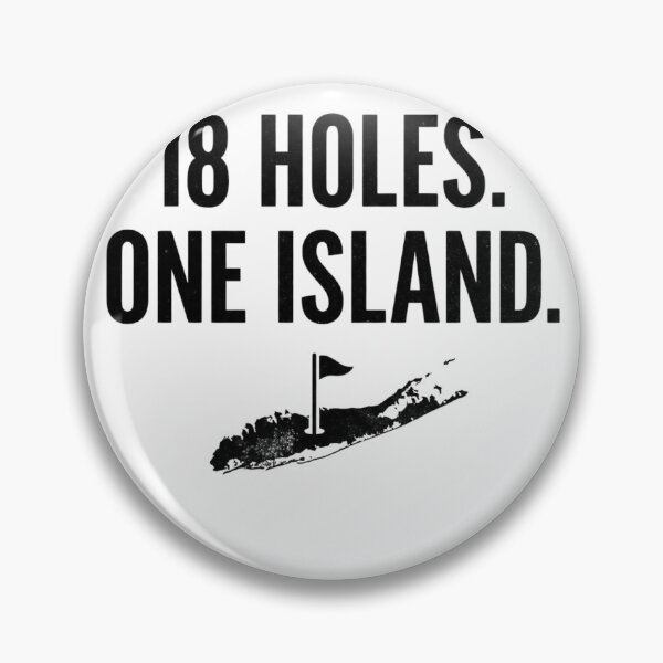 Item preview, 18 Holes One Island Minimalist Golf Tee – Black White Golf Hole Line Art designed and sold by FitEnvy.