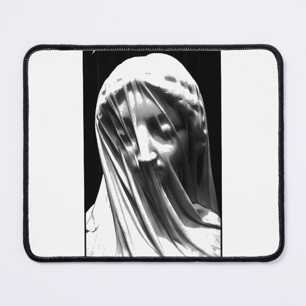 Item preview, Ethereal Veiled Maiden Aesthetic Minimalist Victorian Sculpture Art | ⭐⭐⭐⭐⭐ designed and sold by camiichoff.