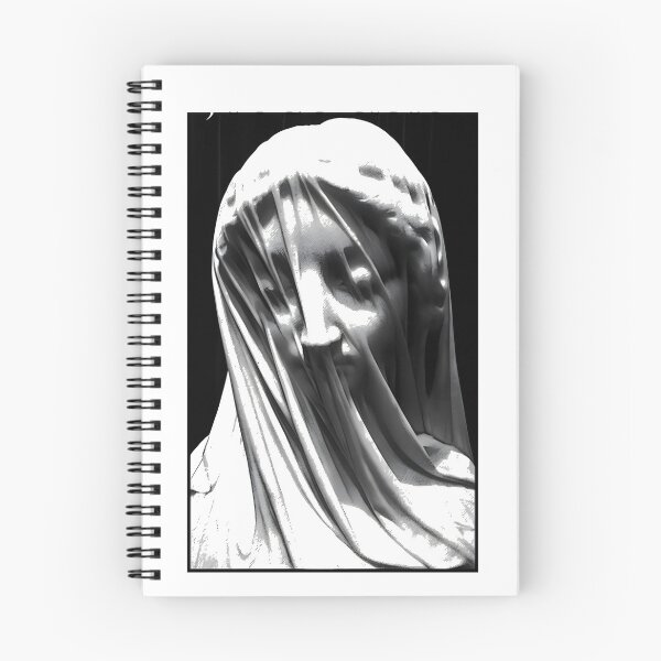 Item preview, Ethereal Veiled Maiden Aesthetic Minimalist Victorian Sculpture Art | ⭐⭐⭐⭐⭐ designed and sold by camiichoff.
