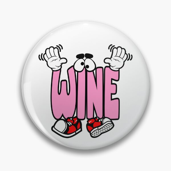Item preview, WINE - FOOD Typography Character Bold Funny designed and sold by NFTWords.