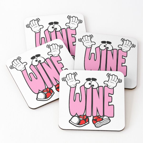 Item preview, WINE - FOOD Typography Character Bold Funny designed and sold by NFTWords.