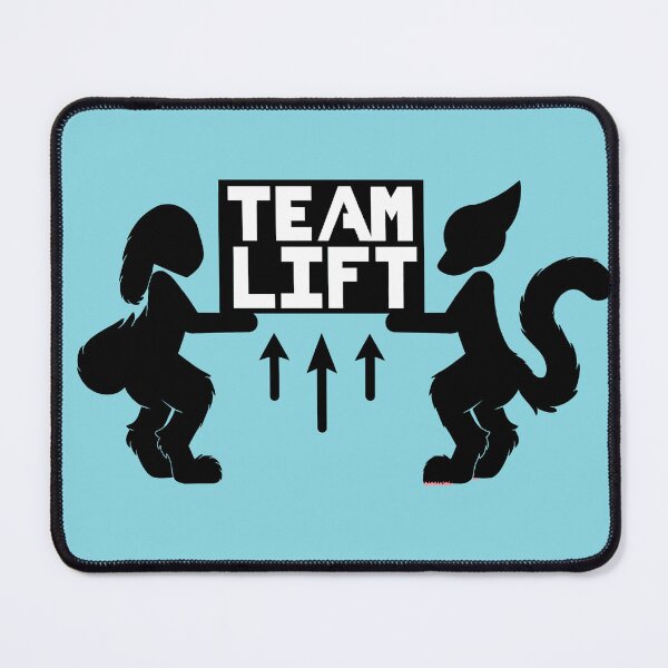 Item preview, "Team Lift" Furry Packing Warning Sticker designed and sold by Daymusik.