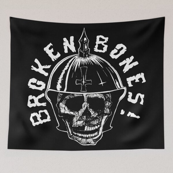 Item preview, Broken Bones - Warrior Skull designed and sold by georgeweigan.