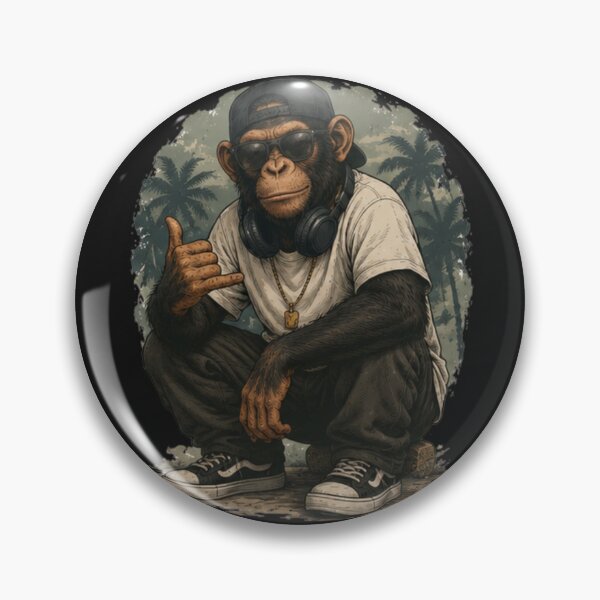 Item preview, Monkey Stay Wild Vintage Wild Icon designed and sold by IGArte.