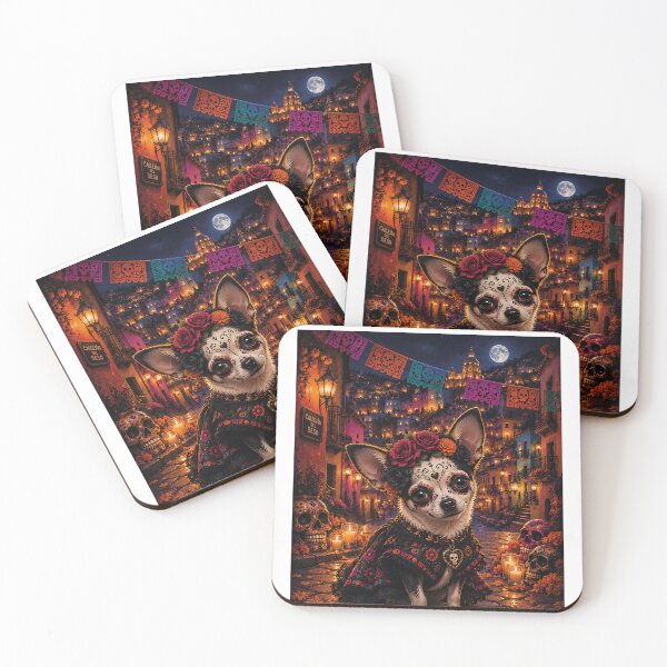 Item preview, Chihuahua dressed as a Catrina in Guanajuato designed and sold by Nomad-Paws.