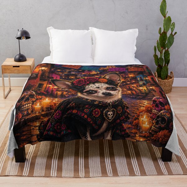 Item preview, Chihuahua dressed as a Catrina in Guanajuato designed and sold by Nomad-Paws.