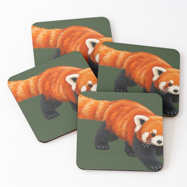 Item preview, Cute Red Panda in Forest Painting designed and sold by BLUESKY11a.