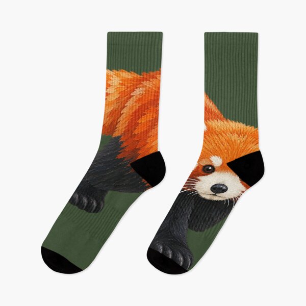 Item preview, Cute Red Panda in Forest Painting designed and sold by BLUESKY11a.