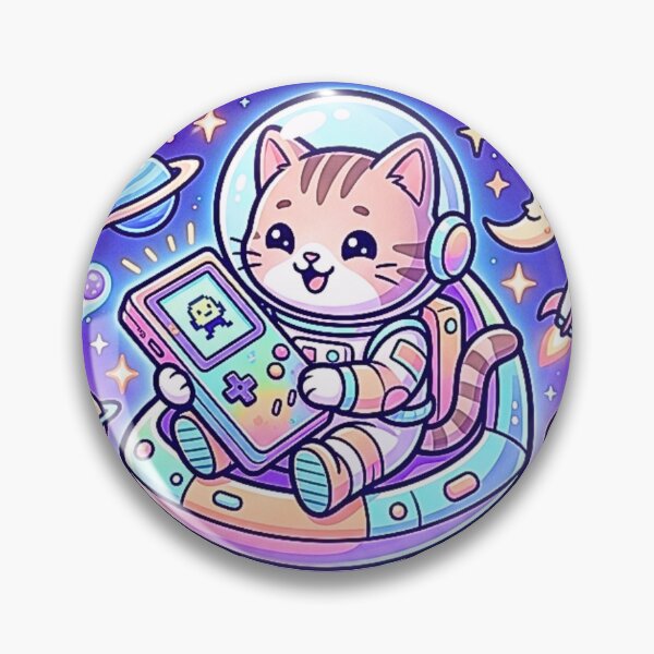 Item preview, Galactic Gaming Gamer Cat In Space designed and sold by rich-moda.