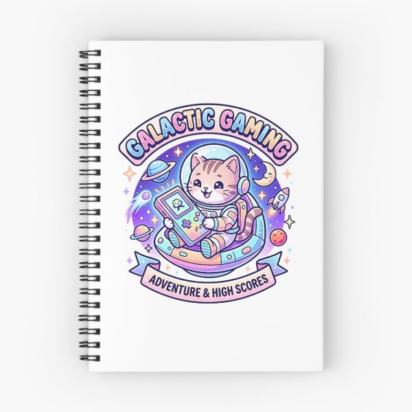 Item preview, Galactic Gaming Gamer Cat In Space designed and sold by rich-moda.