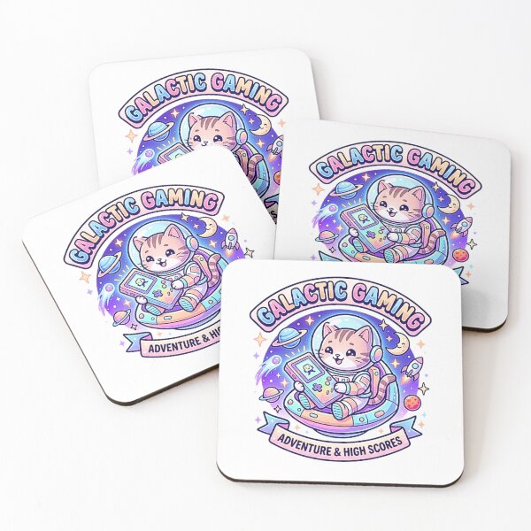 Item preview, Galactic Gaming Gamer Cat In Space designed and sold by rich-moda.
