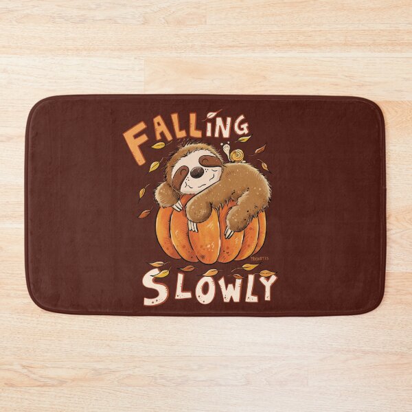 Item preview, Cozy Sloth on a Pumpkin Autumn Pun designed and sold by modartis.