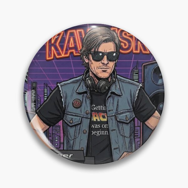 Item preview, Kavinsky Synthwave Retro DJ Music Art designed and sold by topprinting.