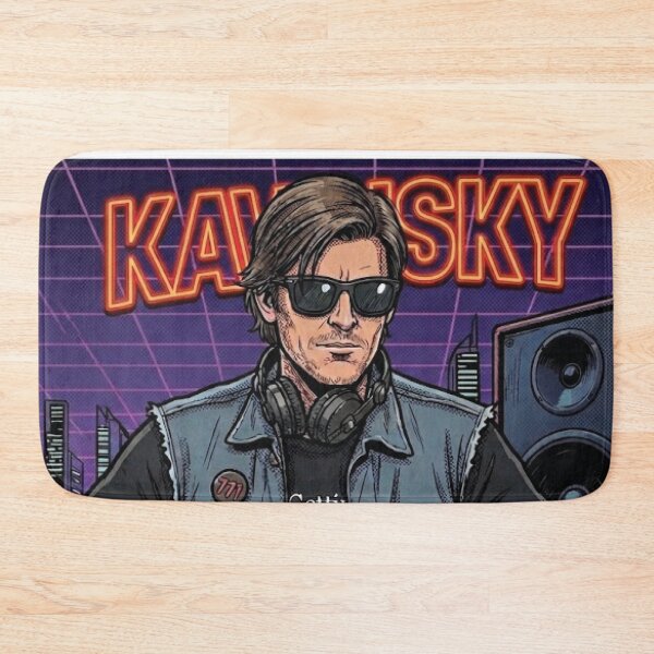 Item preview, Kavinsky Synthwave Retro DJ Music Art designed and sold by topprinting.
