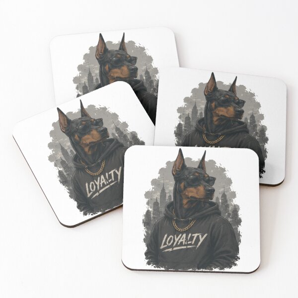 Item preview, Doberman Loyalty Vintage Wild Icon designed and sold by IGArte.