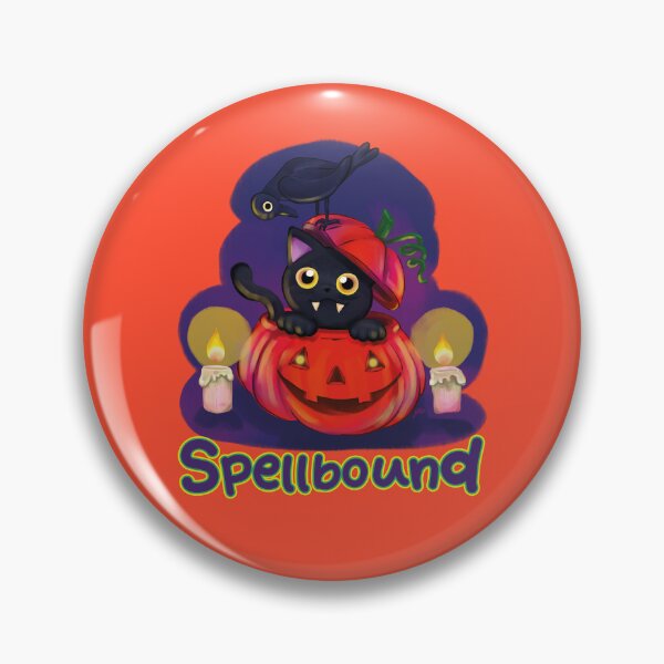 Item preview, Spellbound vampire cat in pumpkin  designed and sold by Konopikyu.