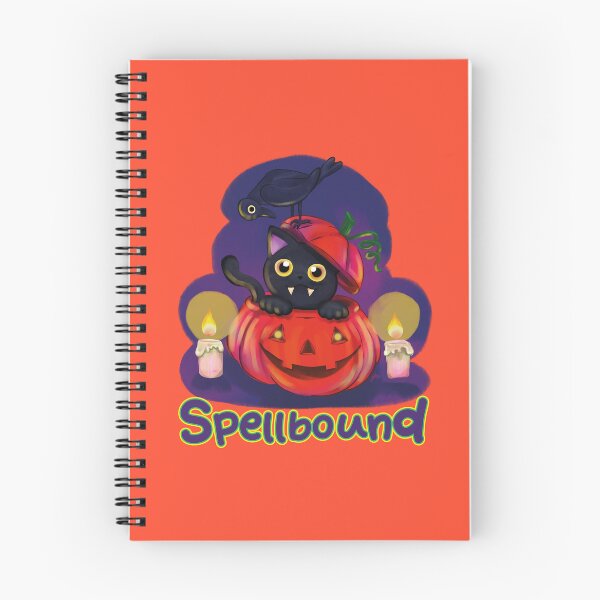Item preview, Spellbound vampire cat in pumpkin  designed and sold by Konopikyu.