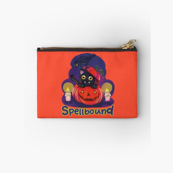 Item preview, Spellbound vampire cat in pumpkin  designed and sold by Konopikyu.