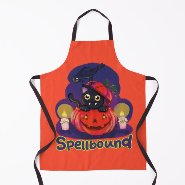 Item preview, Spellbound vampire cat in pumpkin designed and sold by Konopikyu.