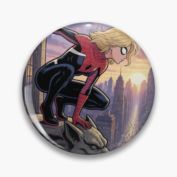 Item preview, Blonde Spider Action Comic Book Cover designed and sold by drhett09.