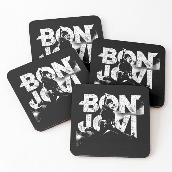 Item preview, Bon Jovi Silhouette Grunge Logo Art designed and sold by motittacorp.