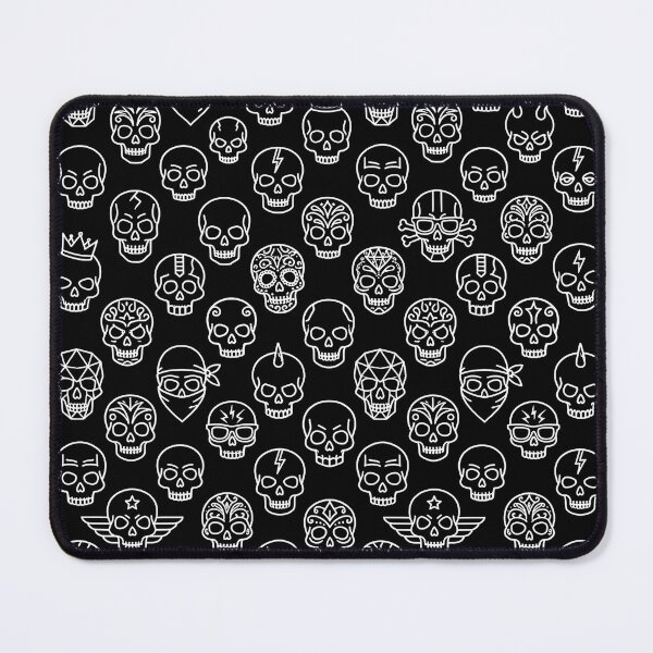 Item preview, Cool Skull Line Art Seamless Pattern designed and sold by bolayousri.