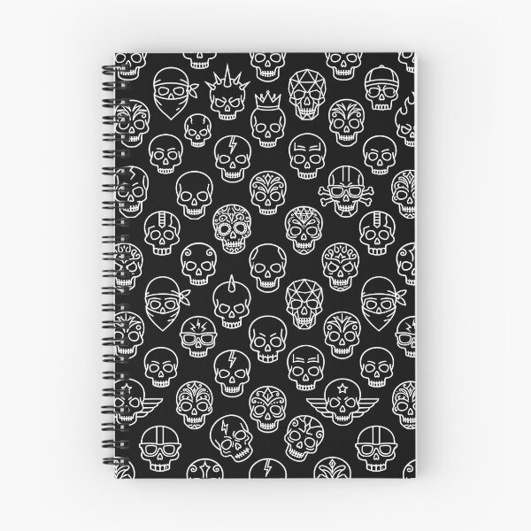Item preview, Cool Skull Line Art Seamless Pattern designed and sold by bolayousri.
