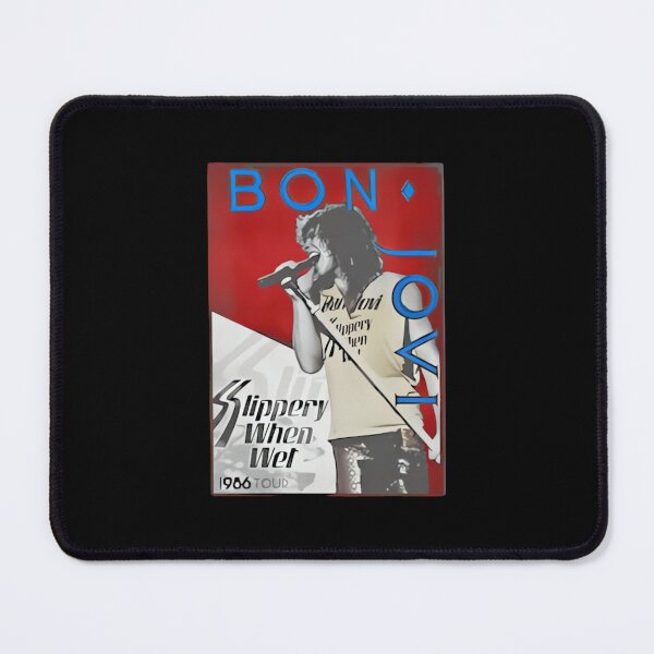Item preview, Bon Jovi Slippery When Wet 1986 Tour Poster designed and sold by motittacorp.