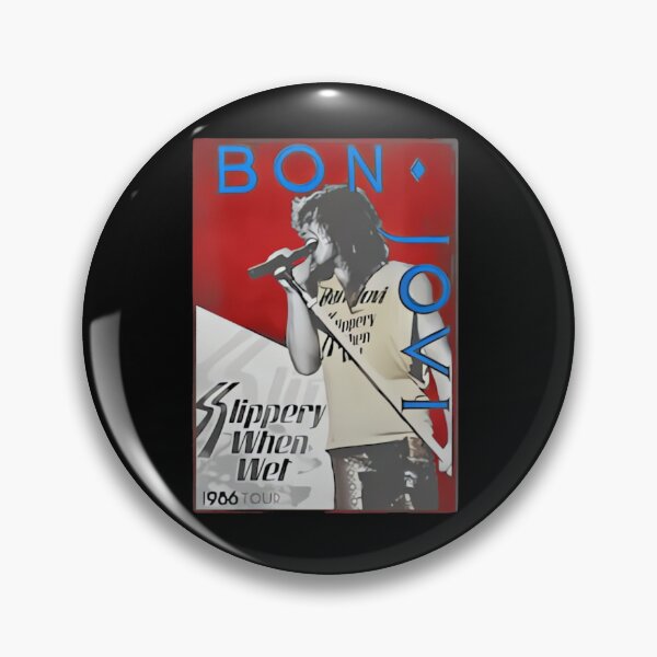 Item preview,  Bon Jovi Slippery When Wet 1986 Tour Poster designed and sold by motittacorp.