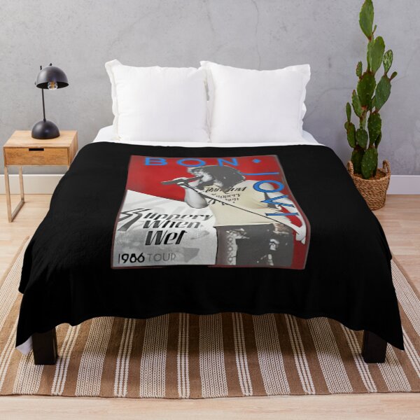 Item preview, Bon Jovi Slippery When Wet 1986 Tour Poster designed and sold by motittacorp.