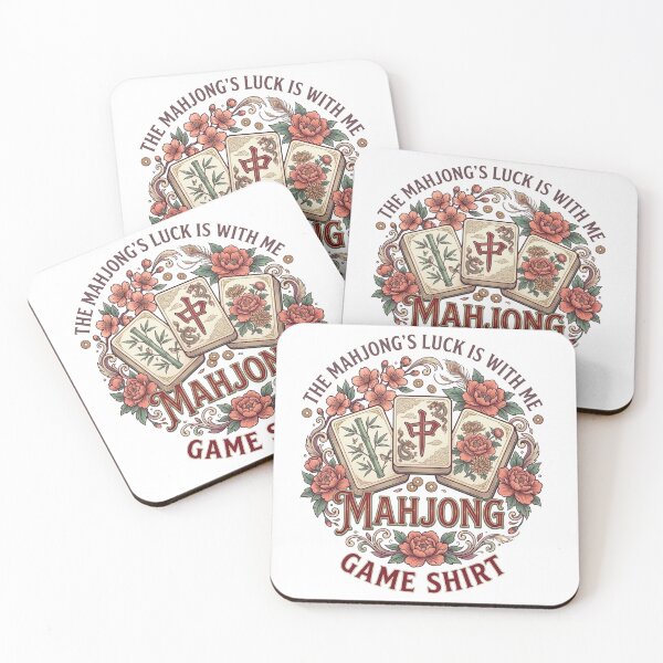 Item preview, Vintage Mahjong Luck Game Floral T-Shirt designed and sold by designwiss.