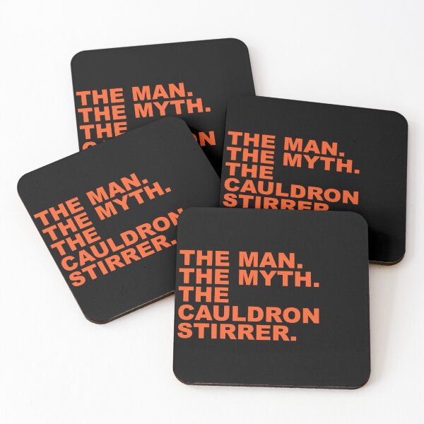 Item preview, The Man The Myth The Cauldron Stirrer Funny Halloween Quote designed and sold by Aesthetic Crew.