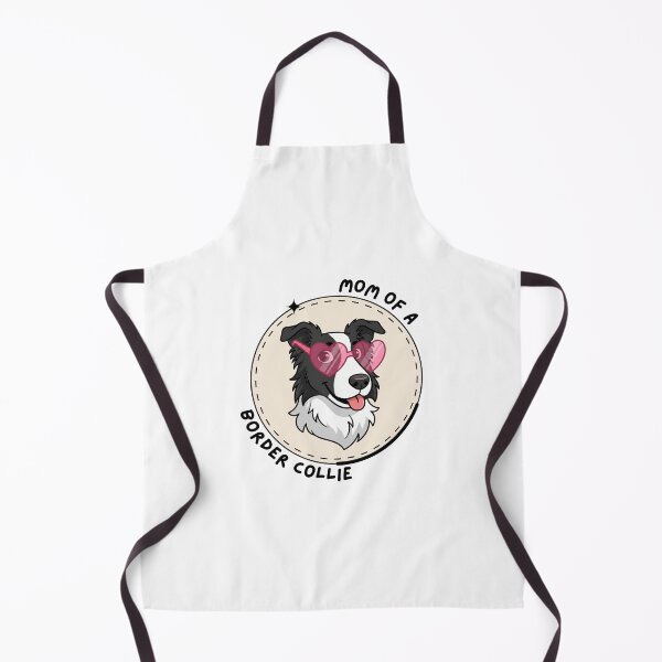 Item preview, Mom of a border collie - dog with glasses heart designed and sold by minim.iart.