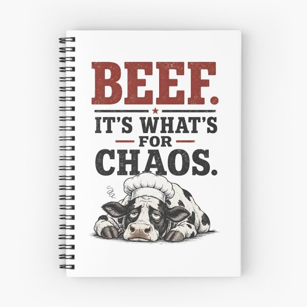 Item preview, Beef It's What's For Chaos Funny Cow Chef designed and sold by SummaGrove.