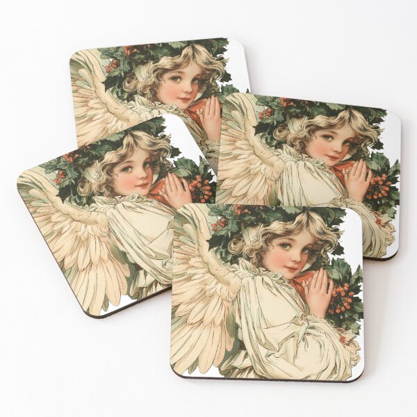 Item preview, Victorian Christmas angel card designed and sold by MendaciousMina.