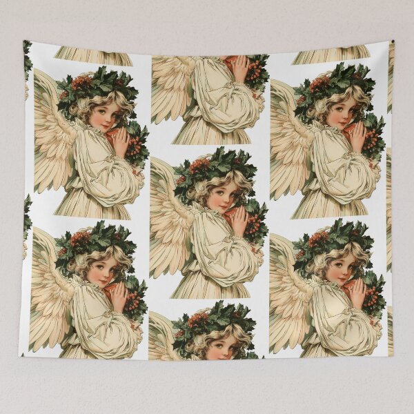 Item preview, Victorian Christmas angel card designed and sold by MendaciousMina.
