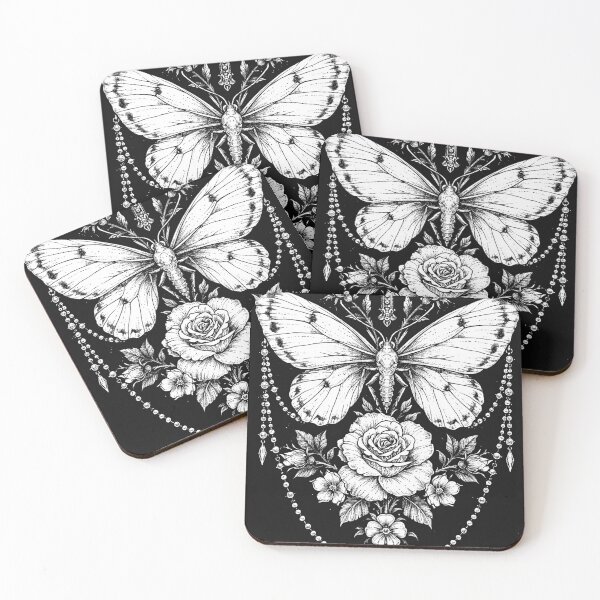 Item preview, Gothic Butterfly Cross Rose designed and sold by folskullyz.