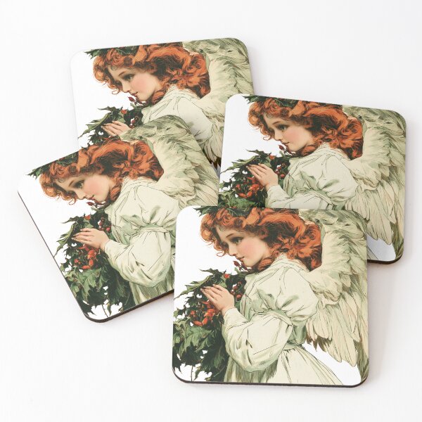 Item preview, Victorian Christmas angel card designed and sold by MendaciousMina.