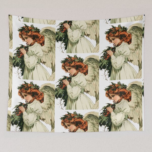 Item preview, Victorian Christmas angel card designed and sold by MendaciousMina.